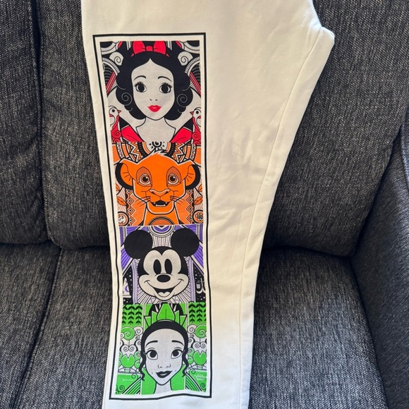 Disney 100 year Kids Cartoon Character Joggers - White - Picture 2 of 7